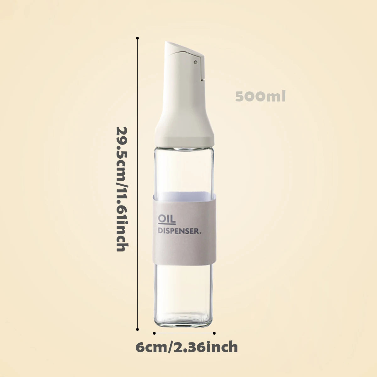 Automatic Glass Oil Bottle