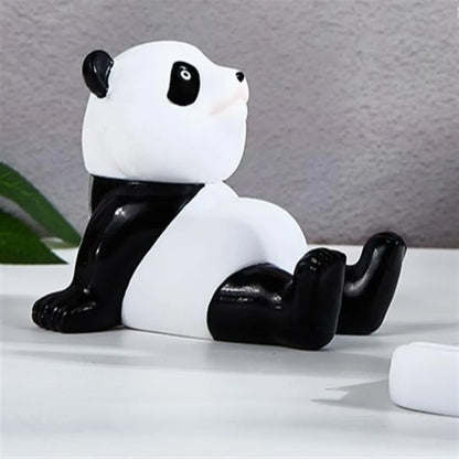 Panda Figurines Mobile Phone Stand Holder