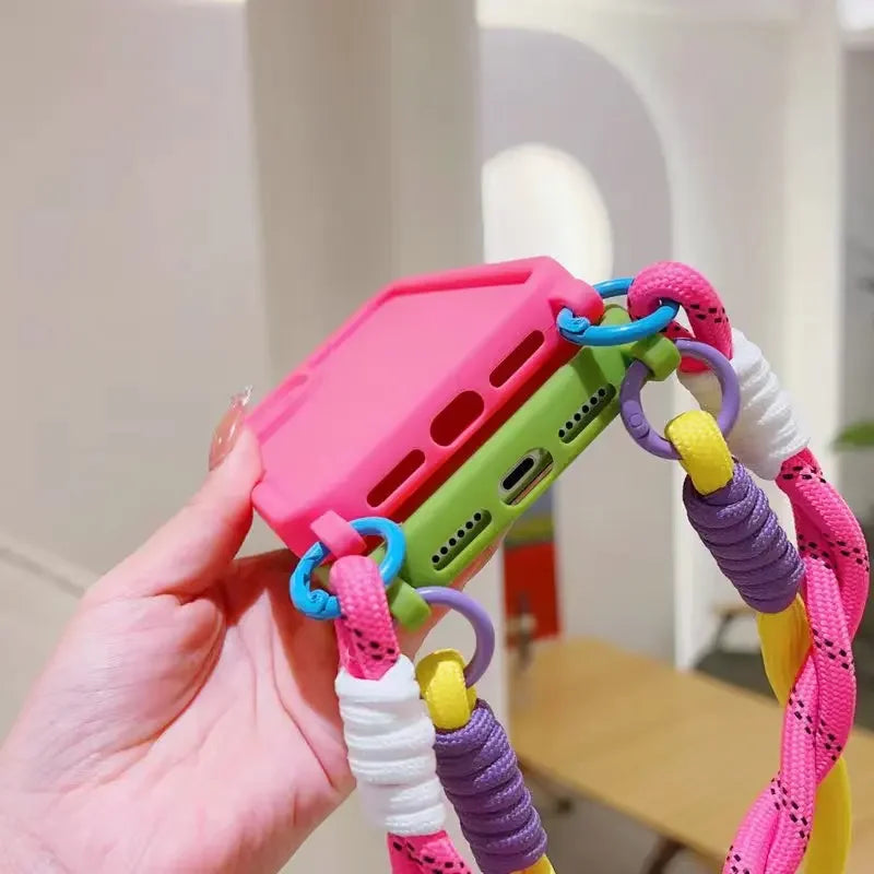 Candy Hand Strap Case For iPhone