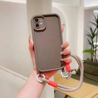 Candy Hand Strap Case For iPhone