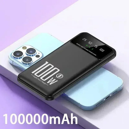 100W Super Fast Charging Portable Power bank