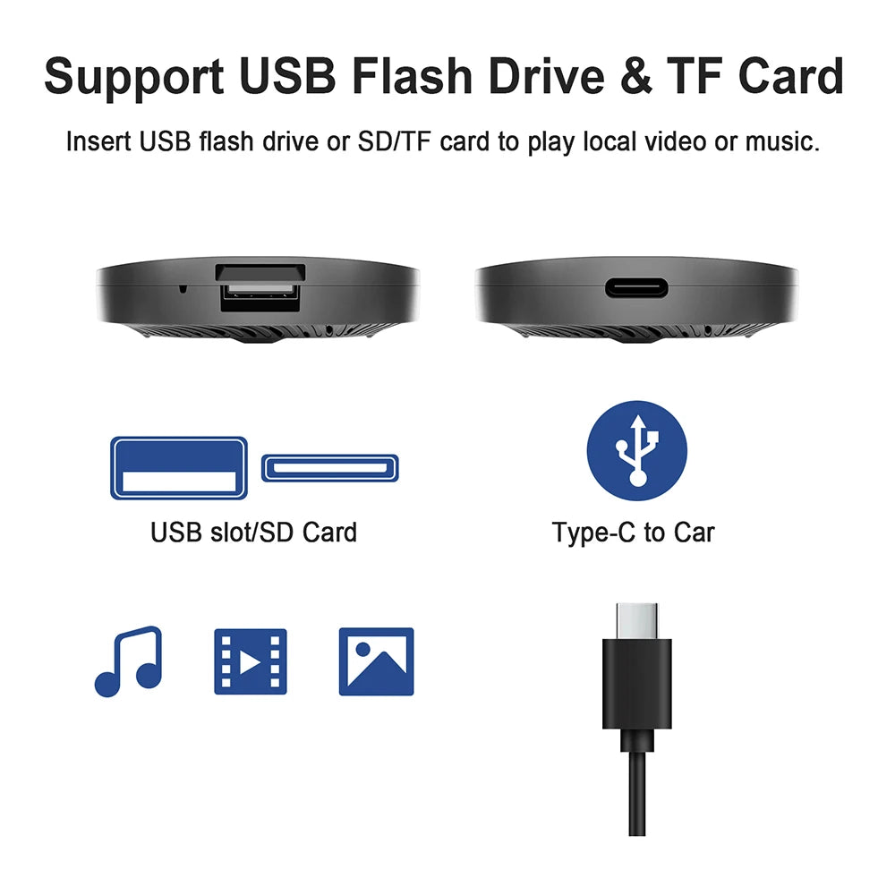 CarPlay AI Box Android 13 - Youtube Netflix