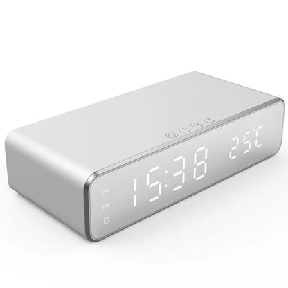 Wireless Charger Time Alarm Clock