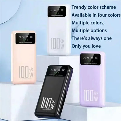 100W Super Fast Charging Portable Power bank