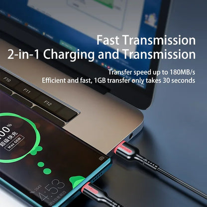3 in 1 Fast Charging Cable 66W 6A