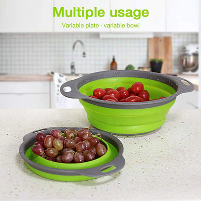 Silicone Veg And Fruit Cleaning Basket