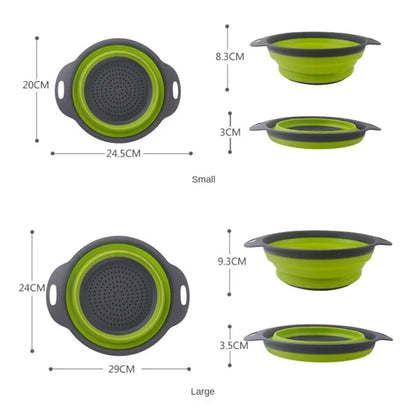 Silicone Veg And Fruit Cleaning Basket