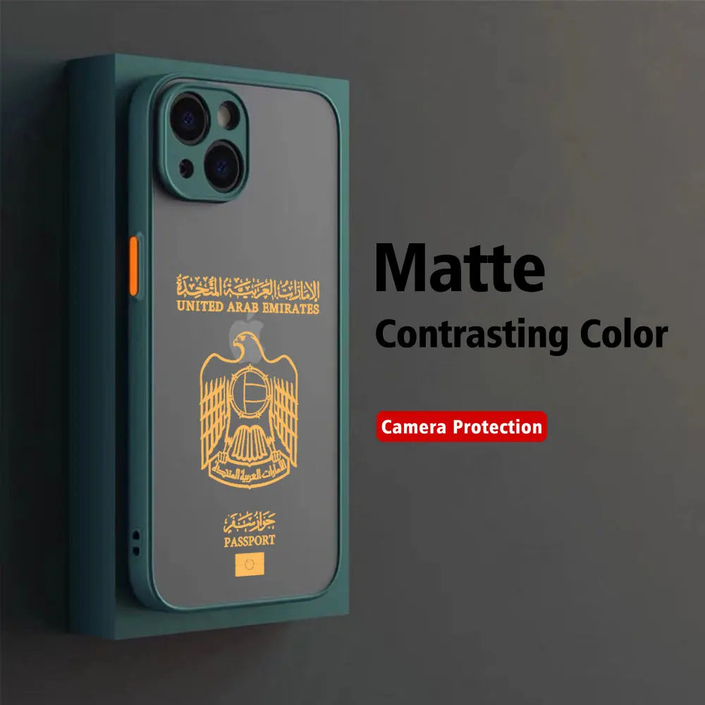UAE Matte Phone Case For iPhone