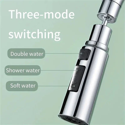 Three Modes Extended Faucet Extender