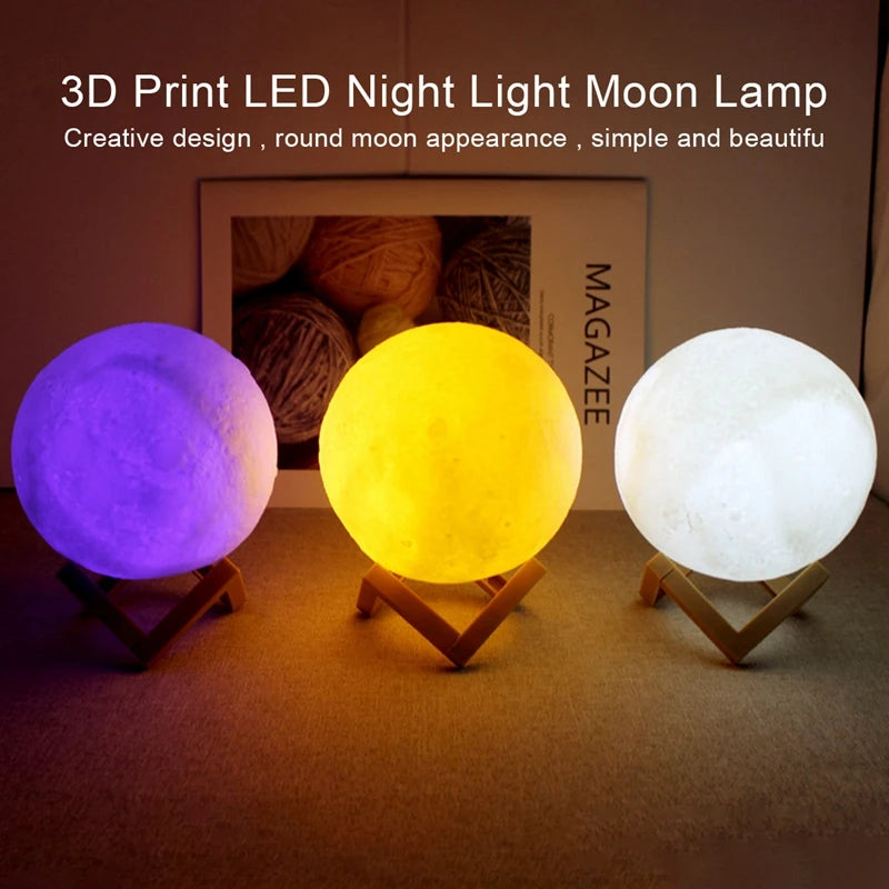 Moon Night Light LED Galaxy