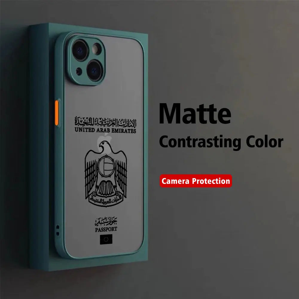 UAE Matte Phone Case For iPhone