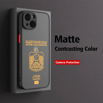 UAE Matte Phone Case For iPhone