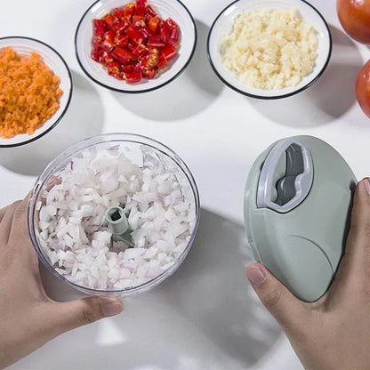Manual Meat Garlic Veg Chopper
