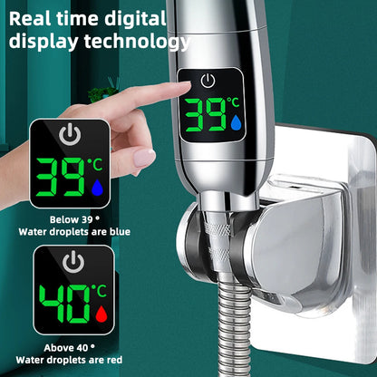 High Pressure Shower Temp Display
