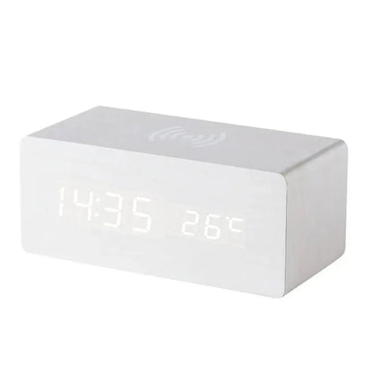 Wireless Charging Digital Clock with Temperature