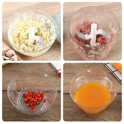 Manual Meat Garlic Veg Chopper