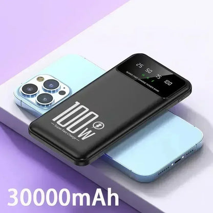 100W Super Fast Charging Portable Power bank