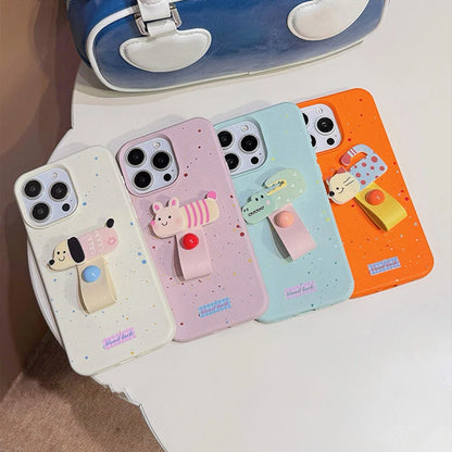 Cute Finger Ring Case For iPhone