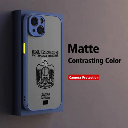 UAE Matte Phone Case For iPhone