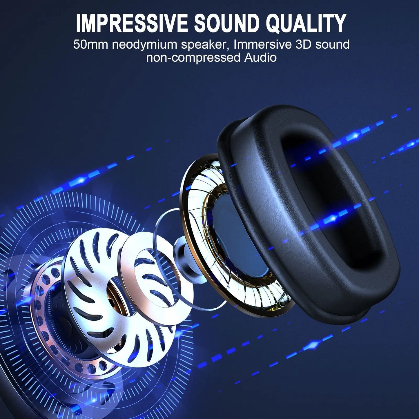 Meg Wireless Wired Gaming Headset with Mic