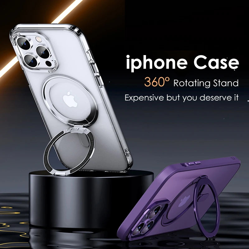MagSafe Case For iPhone With Ring Holder