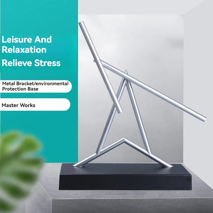 Newton Pendulum Perpetual Motion A-shaped