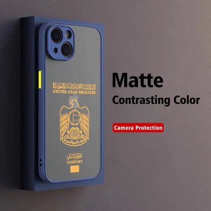 UAE Matte Phone Case For iPhone