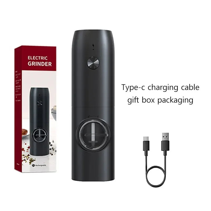 Electric Salt and Pepper Grinder Set
