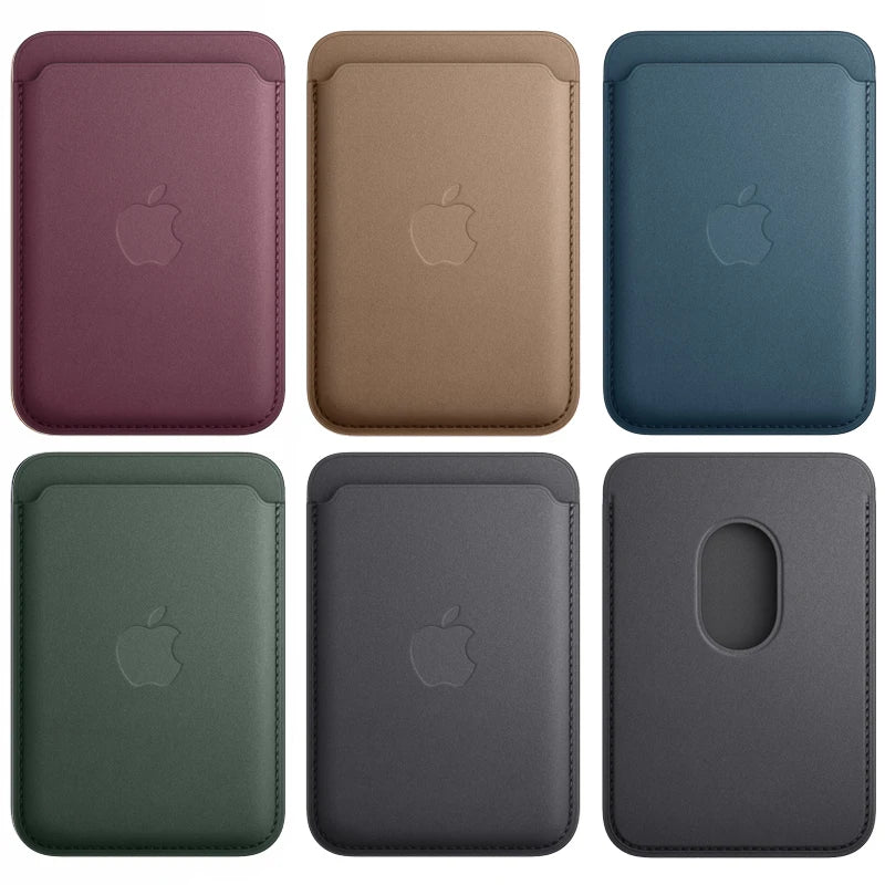 Luxury MagSafe Leather Wallet For iPhone