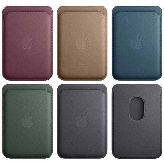 Luxury MagSafe Leather Wallet For iPhone