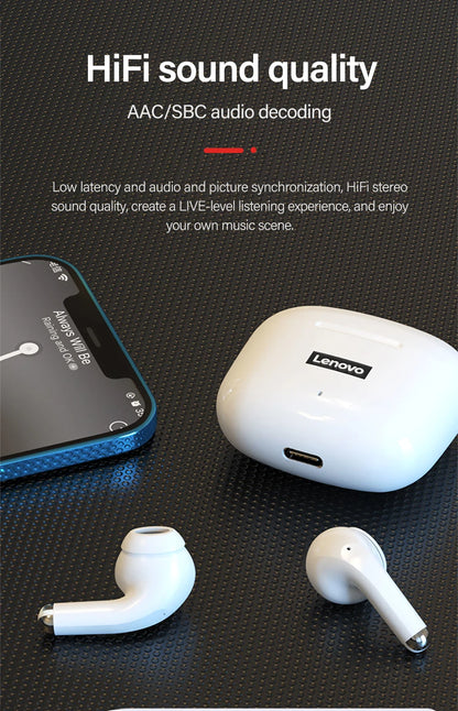 Lenovo Earphones Wireless Noise Reduction