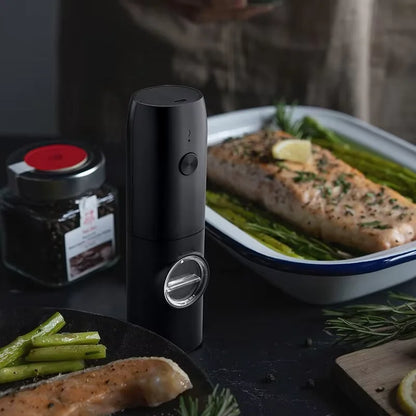 Electric Salt and Pepper Grinder Set