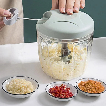 Manual Meat Garlic Veg Chopper