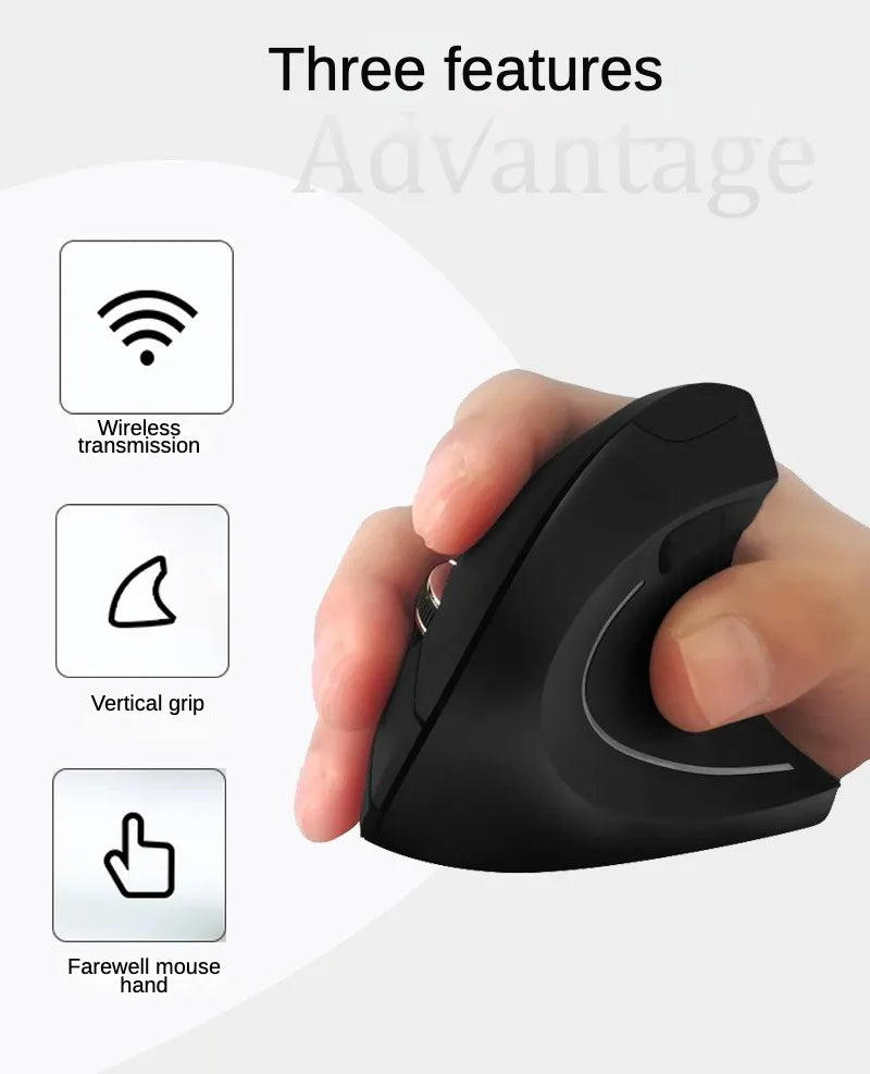Vertical Right Hand Wireless Mouse