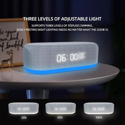 Loudspeaker Wireless Charger Clock