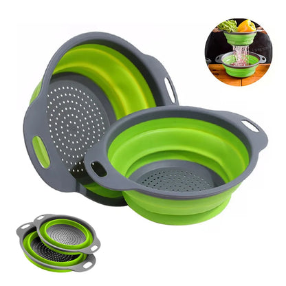 Silicone Veg And Fruit Cleaning Basket