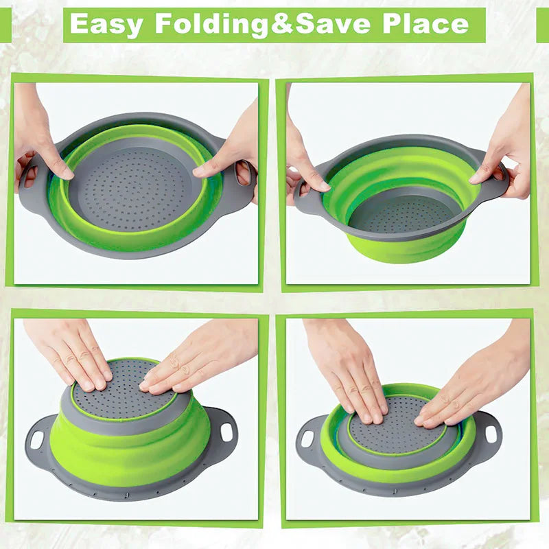 Silicone Veg And Fruit Cleaning Basket