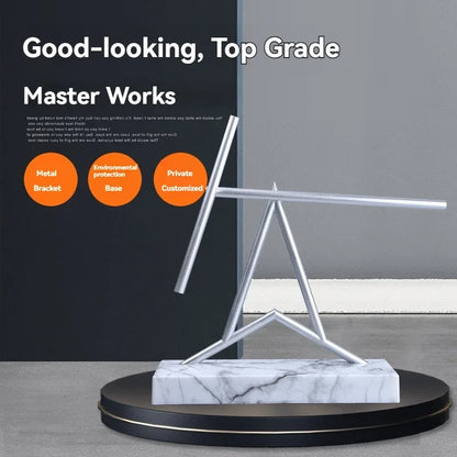 Newton Pendulum Perpetual Motion A-shaped