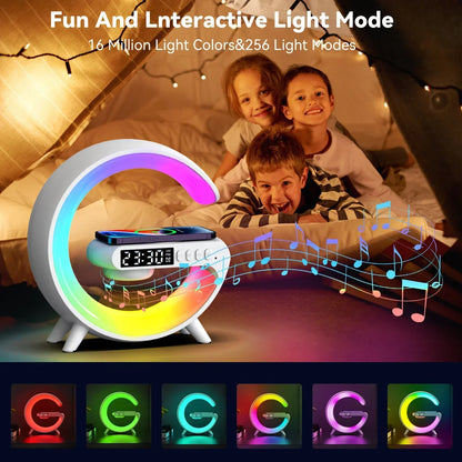 Wireless Charger RGB Speaker Dock Station