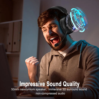 Meg Wireless Wired Gaming Headset with Mic
