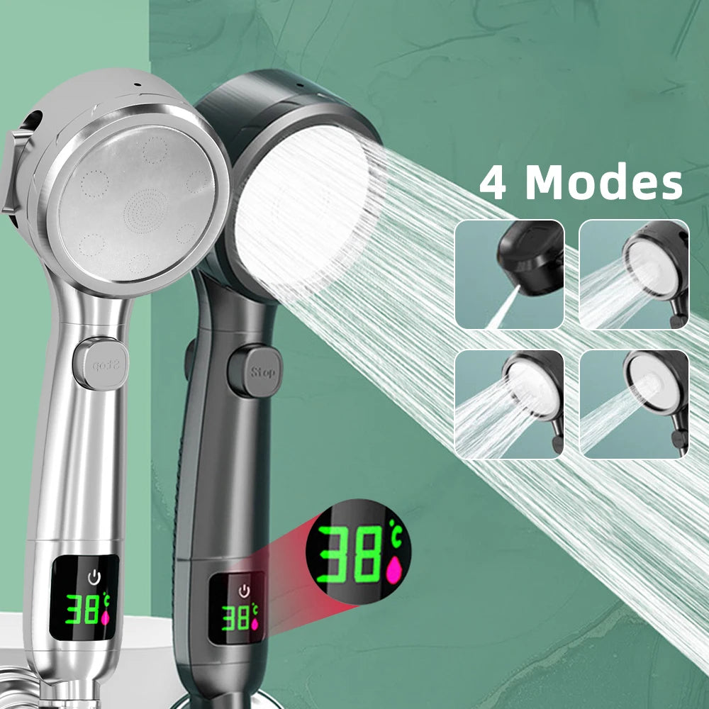 High Pressure Shower Temp Display