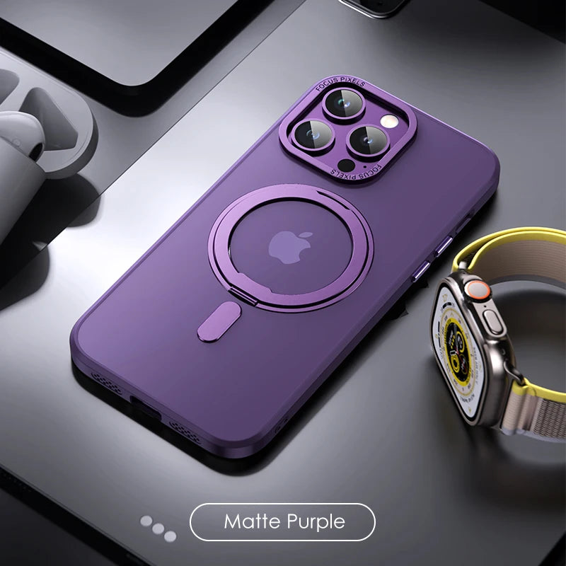MagSafe Case For iPhone With Ring Holder