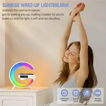 Wireless Charger RGB Speaker Dock Station