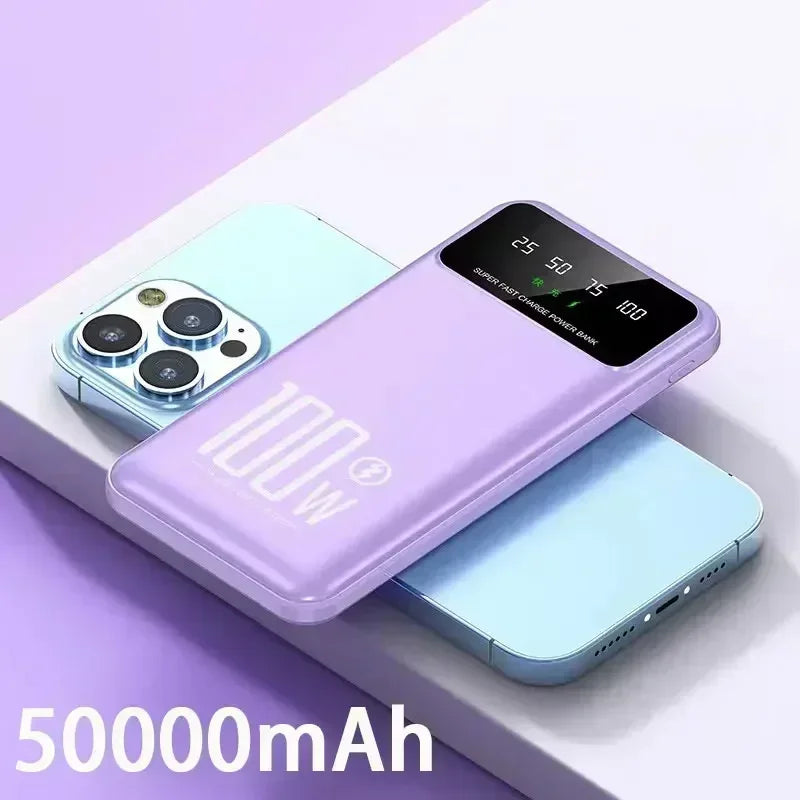 100W Super Fast Charging Portable Power bank