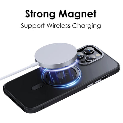 MagSafe Case For iPhone With Ring Holder