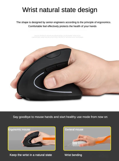 Vertical Right Hand Wireless Mouse