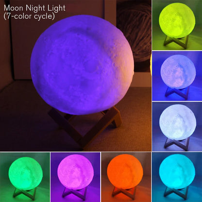 Moon Night Light LED Galaxy