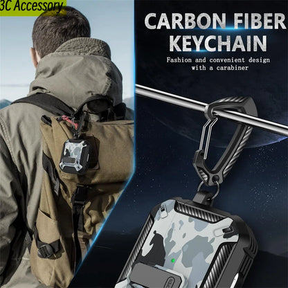 Carbon fiber case for AirPods 3 with Cleaner Kit