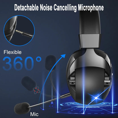 Meg Wireless Wired Gaming Headset with Mic