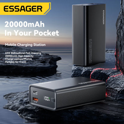 Essager Power Bank 20000mAh 65W
